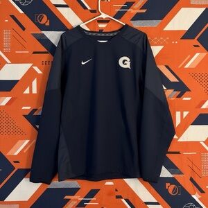 Nike Athletic Long Sleeve Navy‎ Sportswear Windshirt Athleisure